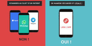 Comparatif Whatsapp Telegram Signal sécurité confidentialité santé LIEN L'APP